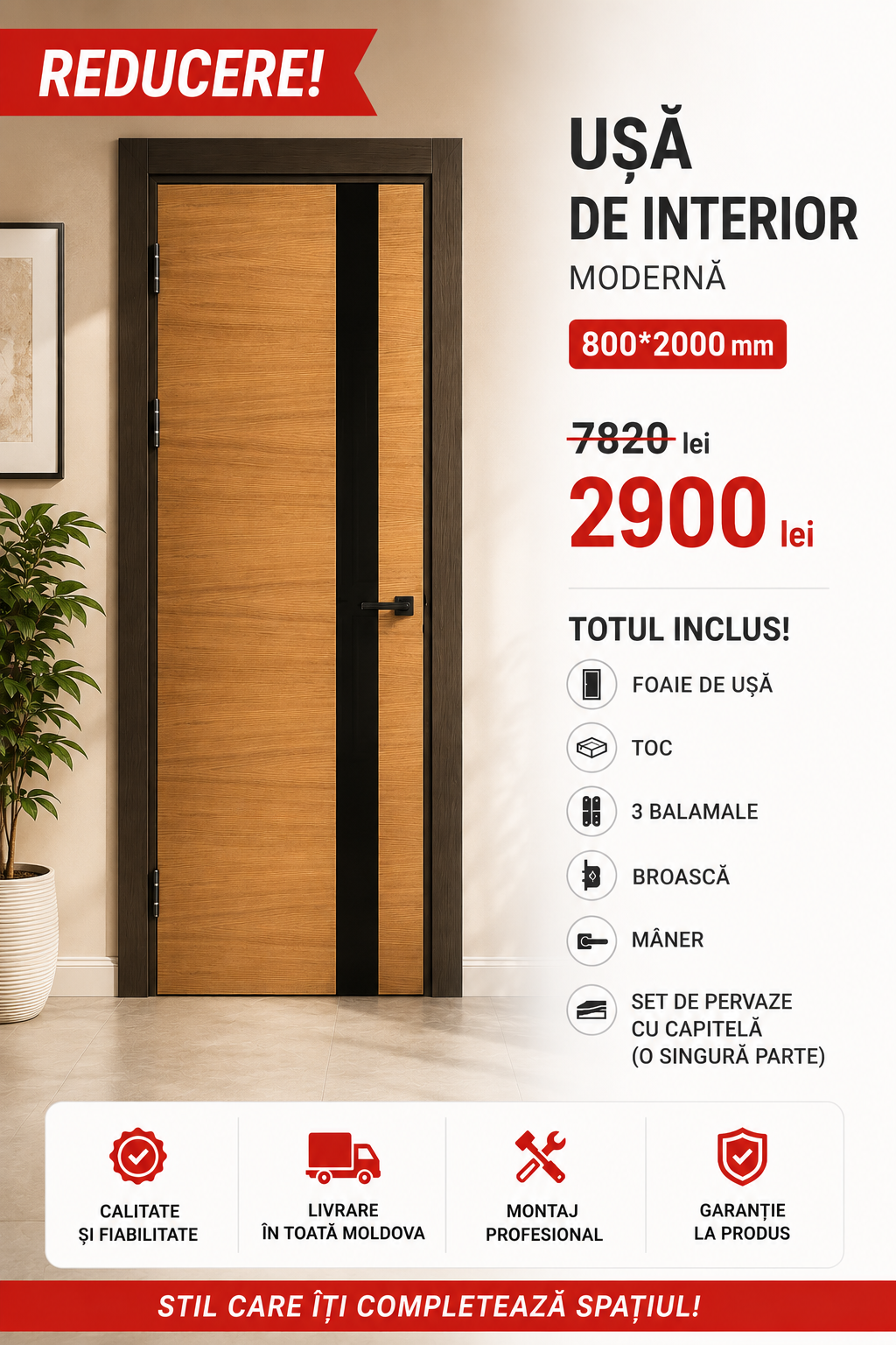 MODEL 21 REDUCERE - Uși Chișinău