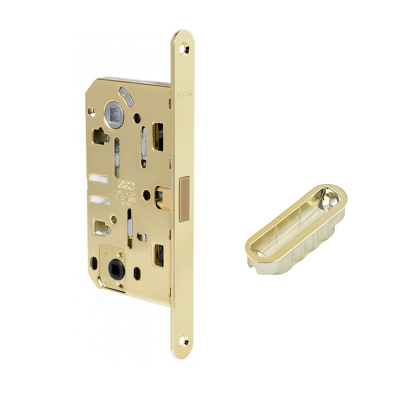 замок AGB Polaris  золото блестящее - Двери Кишинёв